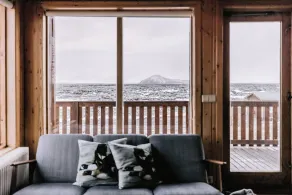 Hlid Cottages - Udsigt fra værelset