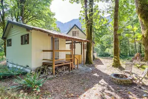 Walk to Skykomish River: Wooded Escape w/ Fire Pit - Interior