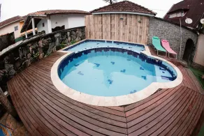 Castelinho Solemar - Família, Piscina, Hidro Spa e Praia - Auto Check-in! - Pool
