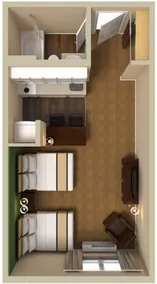 Extended Stay America Select Suites - Detroit - Novi - Haggerty Road - Værelse