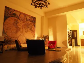 台南安平作夥憩海邊 Taiowan One Piece Anping House - Coin salon dans le hall
