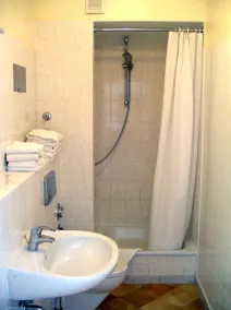 Boddenhof Apartment 52 - Balkon, hundefreundlich - Bagno