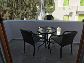 Vassiliki Rooms - Vue de la chambre