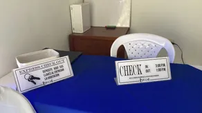Hotel El Broche - Check-in/check-out kiosk