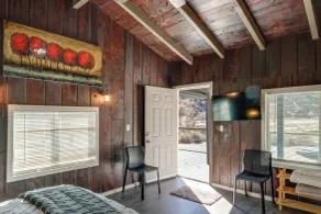 Private Deck & Views: Frazier Mountain Cabin - Interior