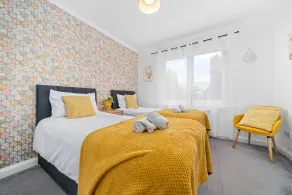 Two Bedroom Apartment by Klass Living Serviced Accommodation Motherwell - Anderson Apartment With WiFi &Parking - Zimmerausstattung