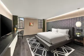 JingLai Bushe Hotel Bund Nanjing West Road Shanghai - Vue de la chambre