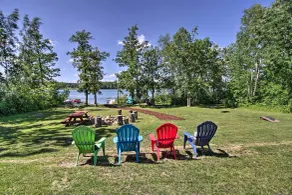 Modern Lakeside Chalet on Crow Wing Chain w/ Dock! - Interior