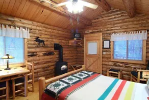 Silverwolf Log Chalet Resort - Chambre