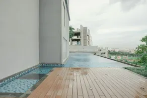 Comfy 1BR Sedayu City Suites Apartment - Piscina