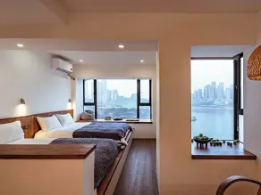 贰公子小书馆 Boys2men River view homestay-Chongqing-jiefangbei - Værelse
