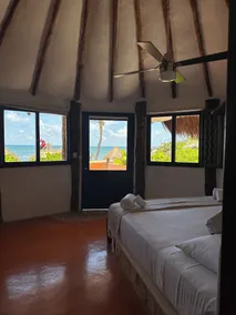 La Conchita Tulum - Ausblick vom Zimmer