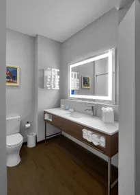 Hampton Inn & Suites Houston-Cypress Station - Salle de bain
