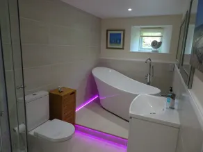 Black Burn Lodge - Badezimmer