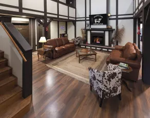 Highland Lodge - Sittområde i lobbyn