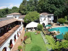 Mansion del Cupatitzio - Ausblick vom Zimmer