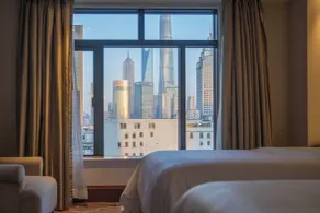 The Westin Bund Center, Shanghai - Ausblick vom Zimmer