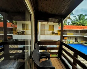 Beach Walk Resort Walk In Morjim Beach Goa - Utsikt från rummet