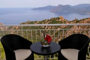 Hôtel Capo Rosso - Vue de la chambre