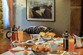 Au Grand Fête, B&B à la campagne - Breakfast meal