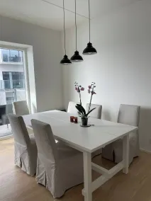 New and bright apartment by Aalborgs Havnepromenade - Sala de jantar