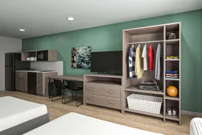 ECHO Suites Extended Stay by Wyndham Richmond West - Chambre