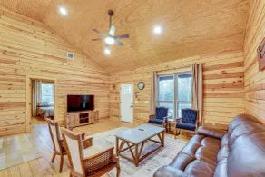 Private Deck & Forest Setting: Waelder Cabin! - Interior