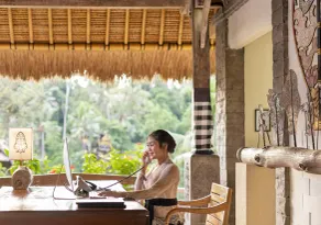 The Kayon Resort - Rezeption