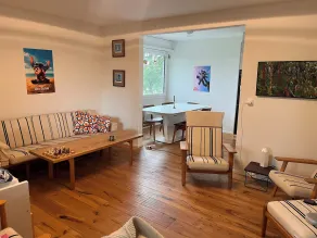 Green Basel Home - 5 beds free parking - Oppholdsrom
