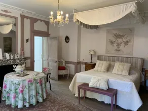 Le Château de Failloux, Piscine intérieure, Sauna - Chambre