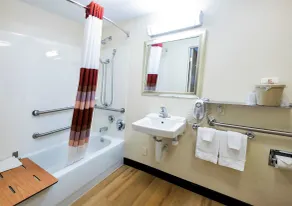 Red Roof Inn St Clairsville - Wheeling West - Salle de bain