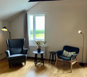 Eyjólfsstadir Guesthouse - Sitzecke in der Lobby