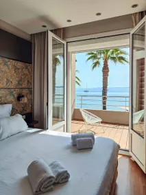Bor Hôtel & Restaurant - Plage privée  - Vue de la chambre