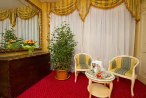  Hotel Conterie - Coin salon dans le hall