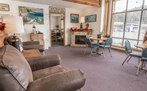 Gold Beach Inn - Coin salon dans le hall