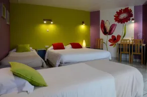 Motel Les Bleuets Honfleur - Chambre