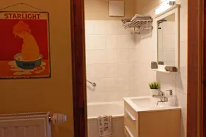 Ferienwohnungen-Stobenstrasse-de - Historisches Fachwerkhaus mit Terrasse & Parkplatz - Bathroom