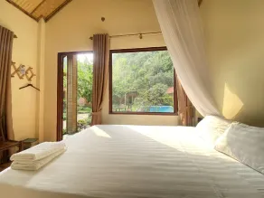 Tam Coc Rocky Bungalow - Ausblick vom Zimmer