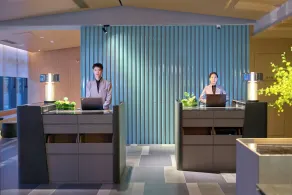 Pagoda Design Hotel Hangzhou Binjiang CBD- Close to West Lake - Reception