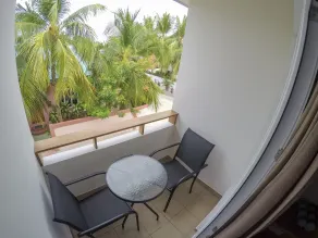 Dhiffushi Inn - Ausblick vom Zimmer