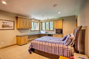Private Retreat w/ Dock on Middle Eau Claire Lake! - Interior
