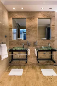 Casa con giardino, piscina privata e idromassaggio | Vista sul mare - Bagno