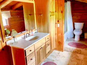 Majestic Vista Mountainside Cabin in Dalton, NH - by Bretton Woods Vacations - Baño