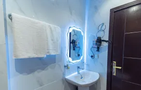 شقق لؤلؤة الصفا للشقق المخدومة-اقتصادي Luluat Alsafa Apartments - Bathroom