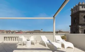 Palazzo Salgar - Vue de la chambre