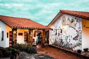 El Pueblito Hotel Boutique - Ausblick vom Zimmer