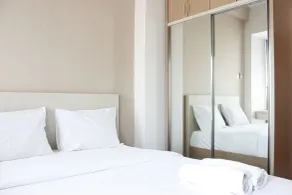 Minimalist Studio Room Taman Melati Apartment Jatinangor By Travelio - Room