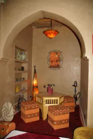 Kasbah Ait ben Damiette - Restaurang