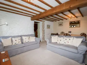 4 Mowhay Cottages - Sala de estar