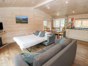 Six Berth pet Free Lodges - Coin séjour